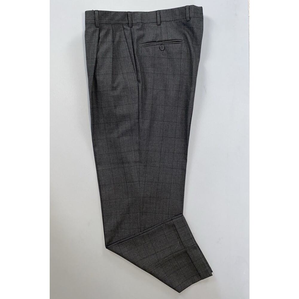 Kirkland Signature Warren of Stafford Pleated/Cuffed Wool Dress Pants. 36X30 EUC